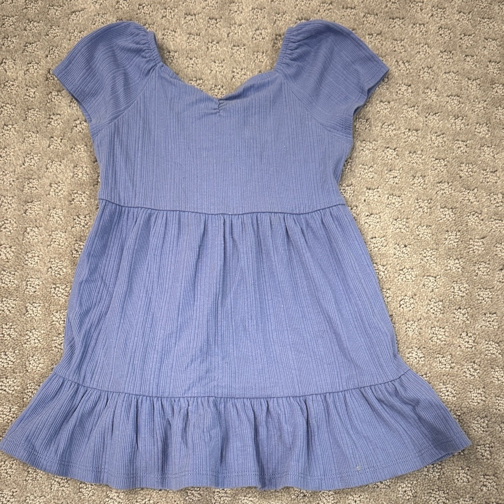 Cat & Jack Blue Casual Kids Dress